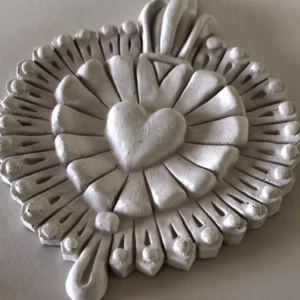 Relief-Fliese Herz groß