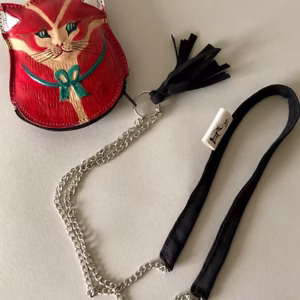 Hängeportemonnaie Rote Katze