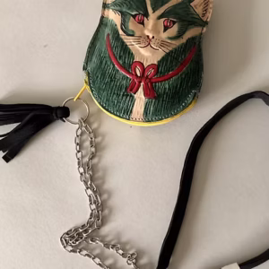 Hängeportemonnaie Blauer Kater